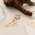 Pearl Flower Pendant Necklace [ZO271V76]