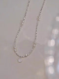 Pearl Heart Pendant Necklace [9L07XYZ8]