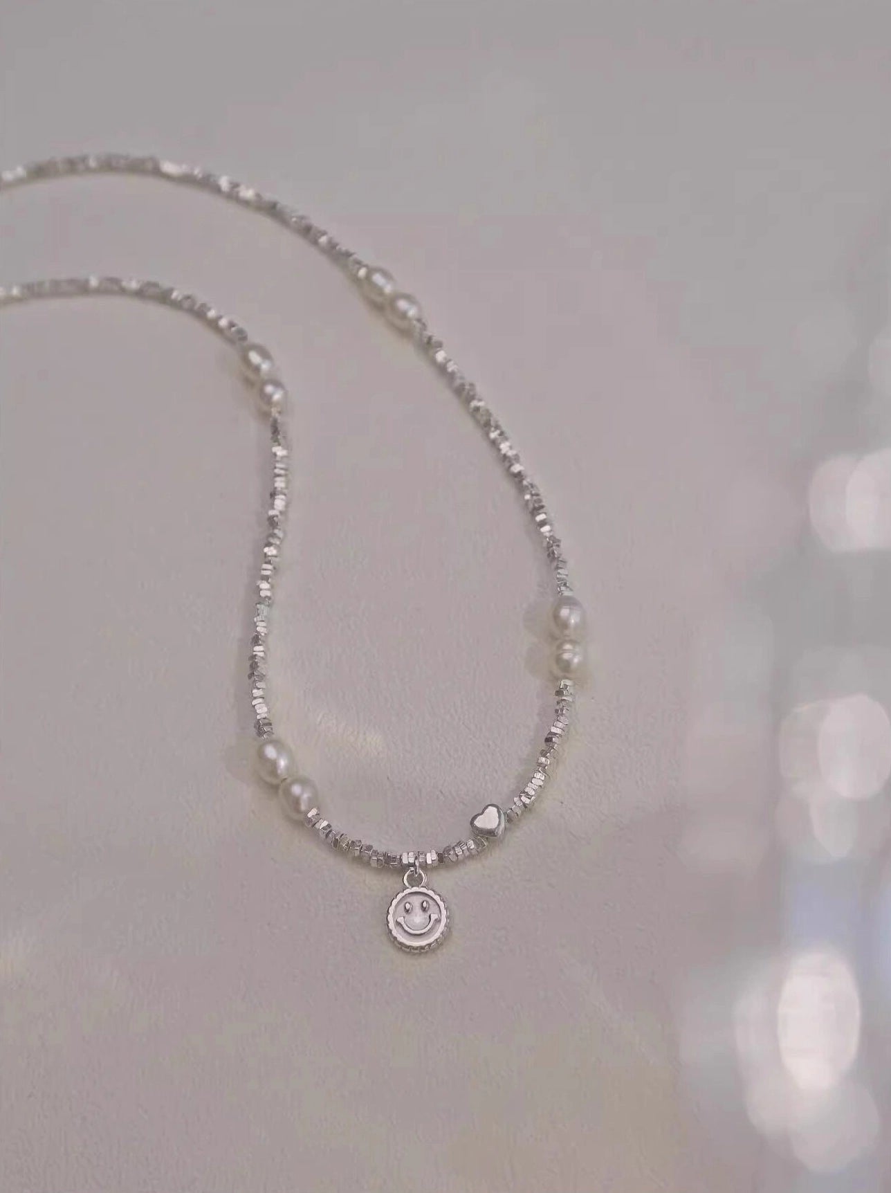 Pearl Heart Pendant Necklace [XBP8EZ2I]