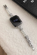 Pearl Knot Metal Watch Strap [CMON5DNW]
