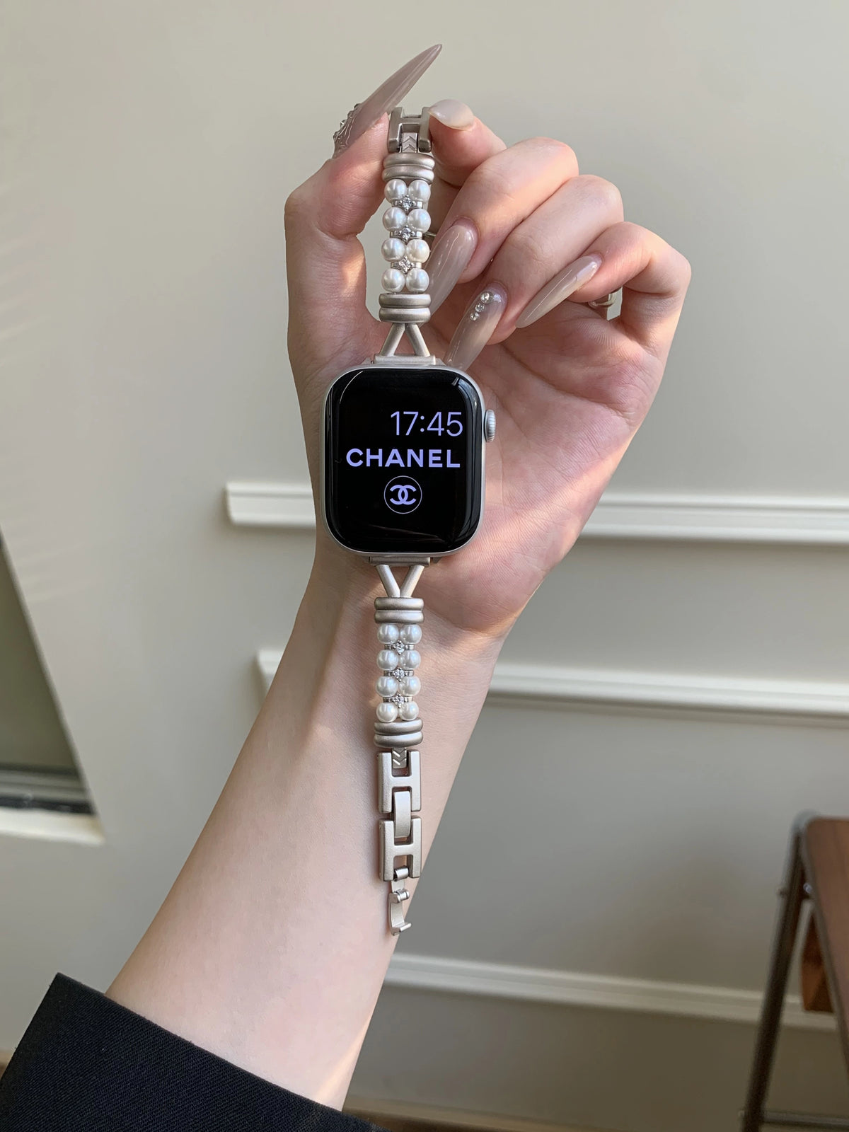 Pearl Knot Metal Watch Strap [NEUUJZGE]