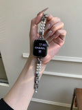 Pearl Knot Metal Watch Strap [Y3XDV37K]
