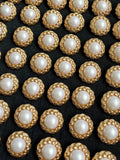 Pearl Woven Clip-On Earrings [ZUK295VF]