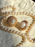 Pearl Woven Clip-On Earrings [WPPVE27Y]