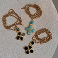 Pebble Cross Pendant Necklace [POFXG4SN]