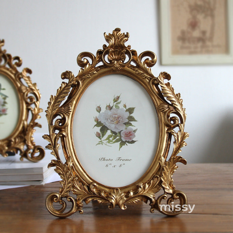 Perl Gilded Oval Frame [BBVRL64V]