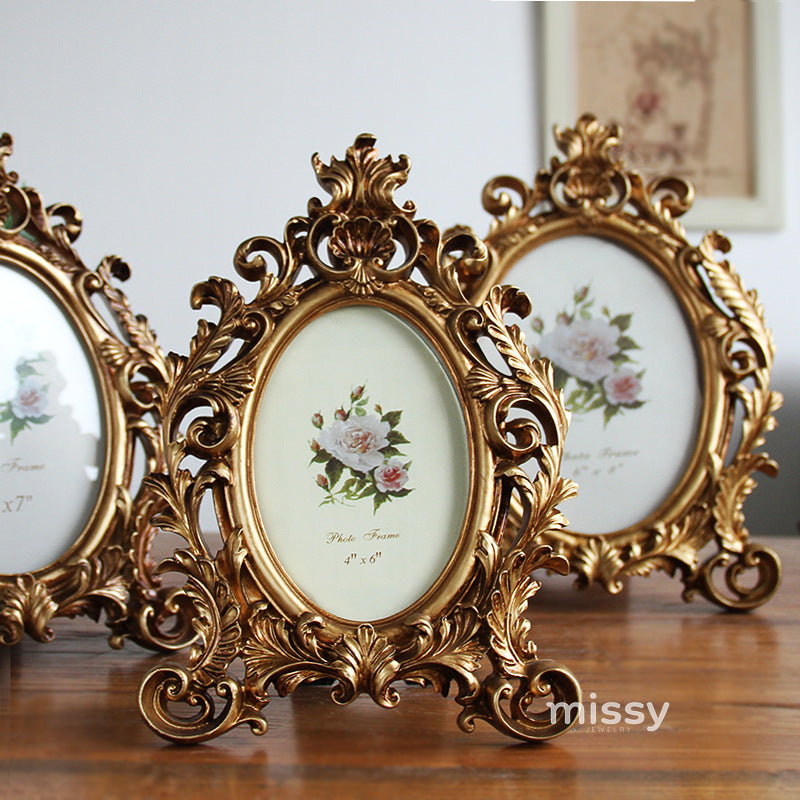 Perl Gilded Oval Frame [GC6IORSB]