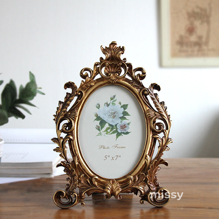 Perl Gilded Oval Frame [H0R8VI6A]