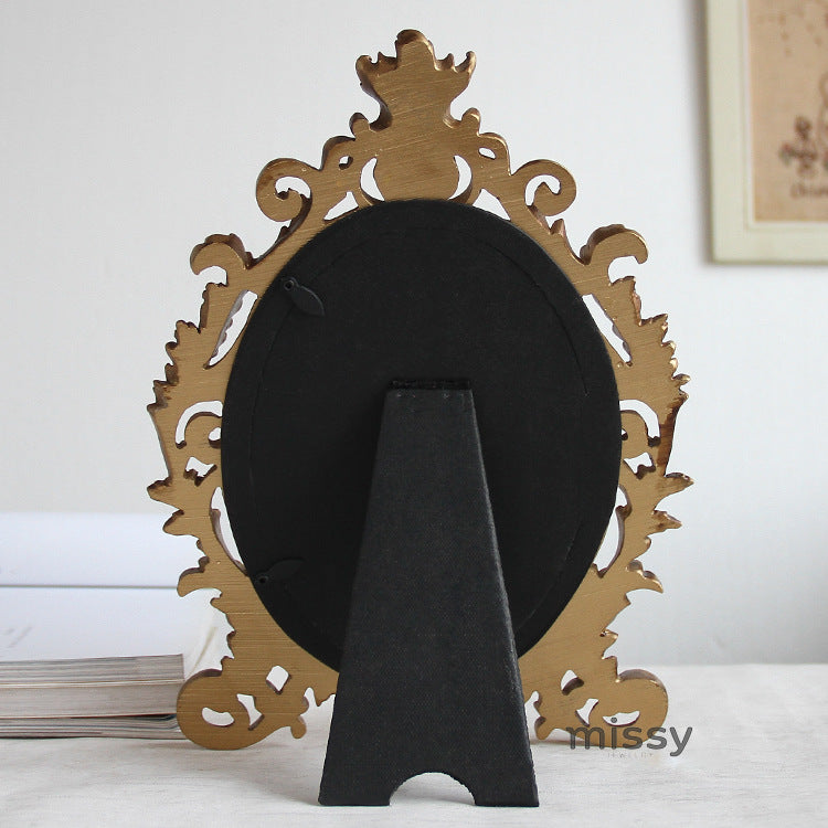 Perl Gilded Oval Frame [0XNEACEZ]