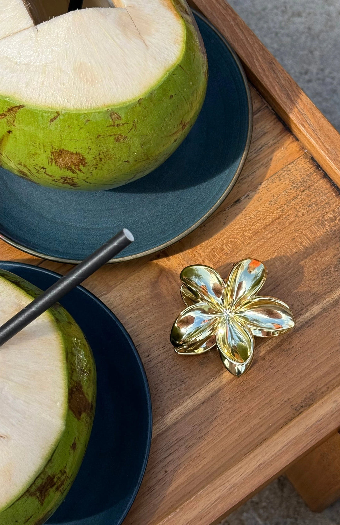 Missy Jewelry Phaedra Gilded Floral Hair Clip