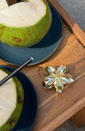 Missy Jewelry Phaedra Gilded Floral Hair Clip