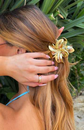 Missy Jewelry Phaedra Gilded Floral Hair Clip