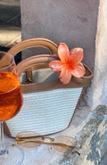 Missy Jewelry Phaedra Gilded Floral Hair Clip - Peach