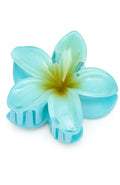 Missy Jewelry Phaedra Gilded Floral Hair Clip - Sky Blue