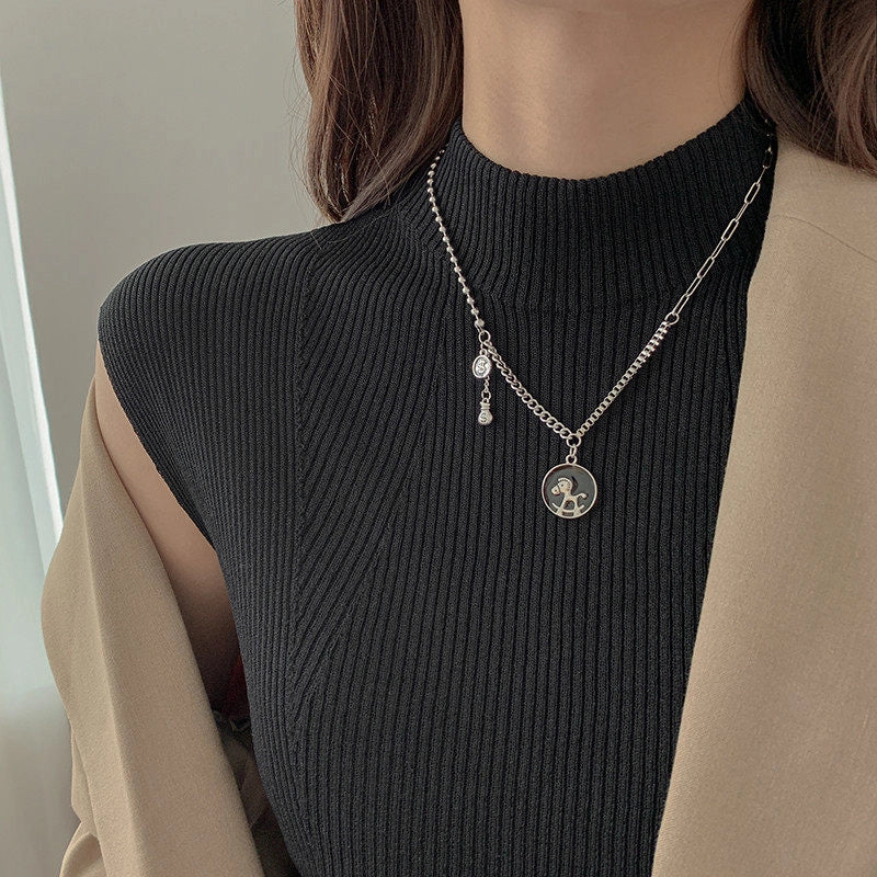 Pony Pendant Necklace [2NOXA6KN]