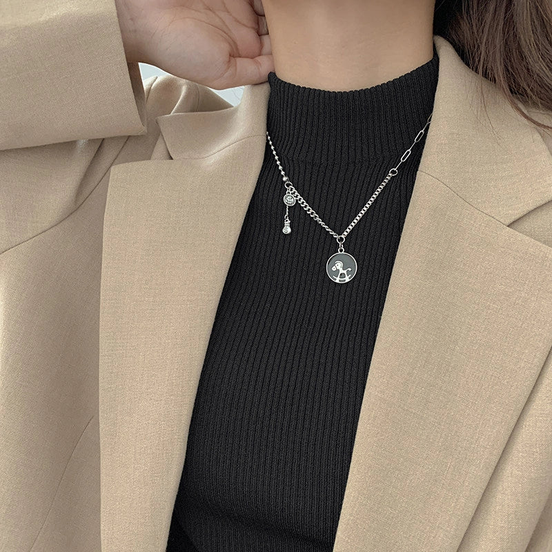 Pony Pendant Necklace [ER4L2146]