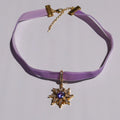 Purple Zircon Star Pendant Necklace [C5UU76VC]