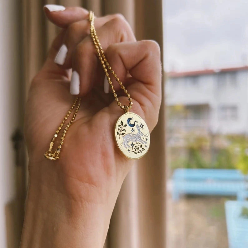 Rabbit Element Pendant Necklace [CVUPC8XO]
