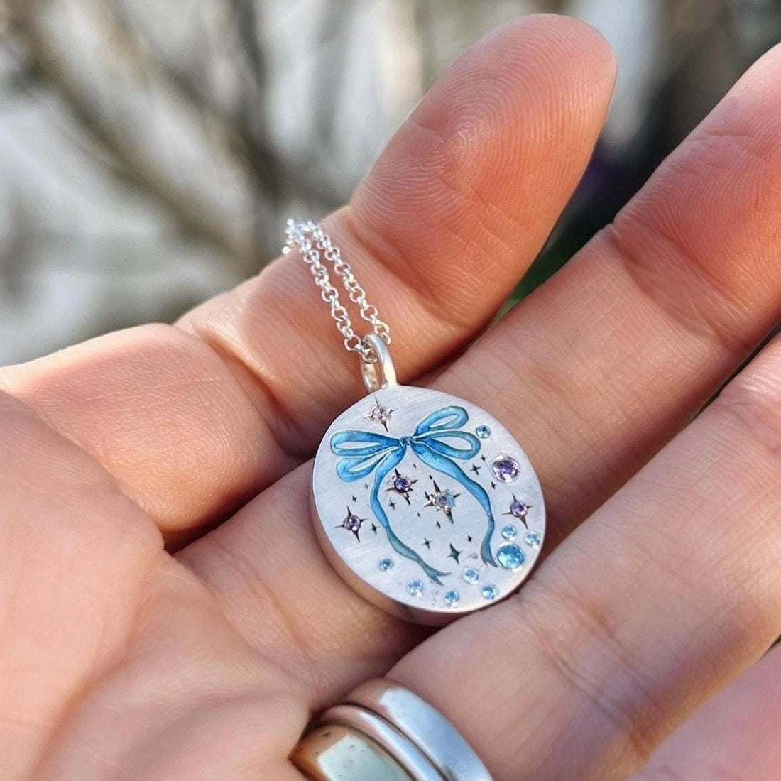 Rabbit Element Pendant Necklace [ME3CO3OX]