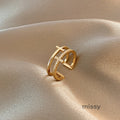 Rafaela Delicate Cross Ring [FEB0OI2M]