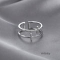 Rafaela Delicate Cross Ring [G1ESQSDO]