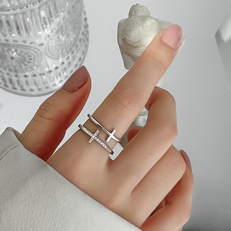 Rafaela Delicate Cross Ring [87CE6ADC]