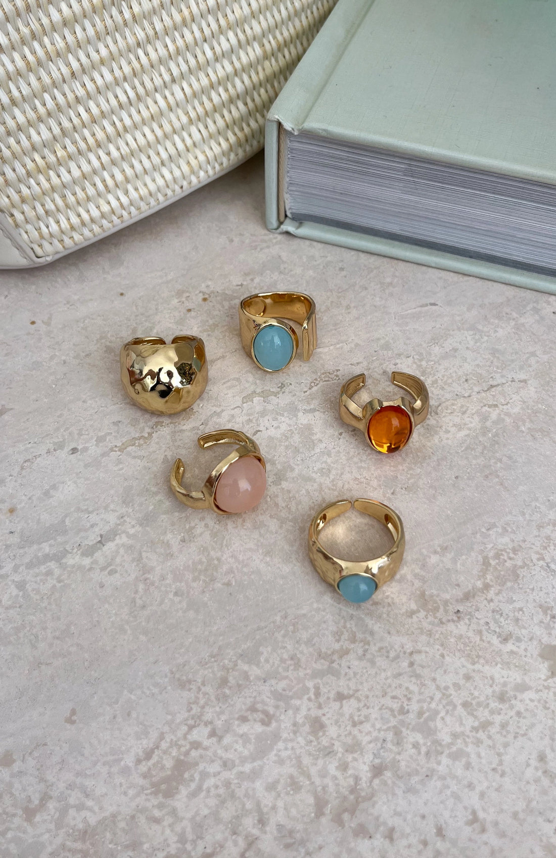 Missy Jewelry Ramiyah Multi-Stone Stacking Rings