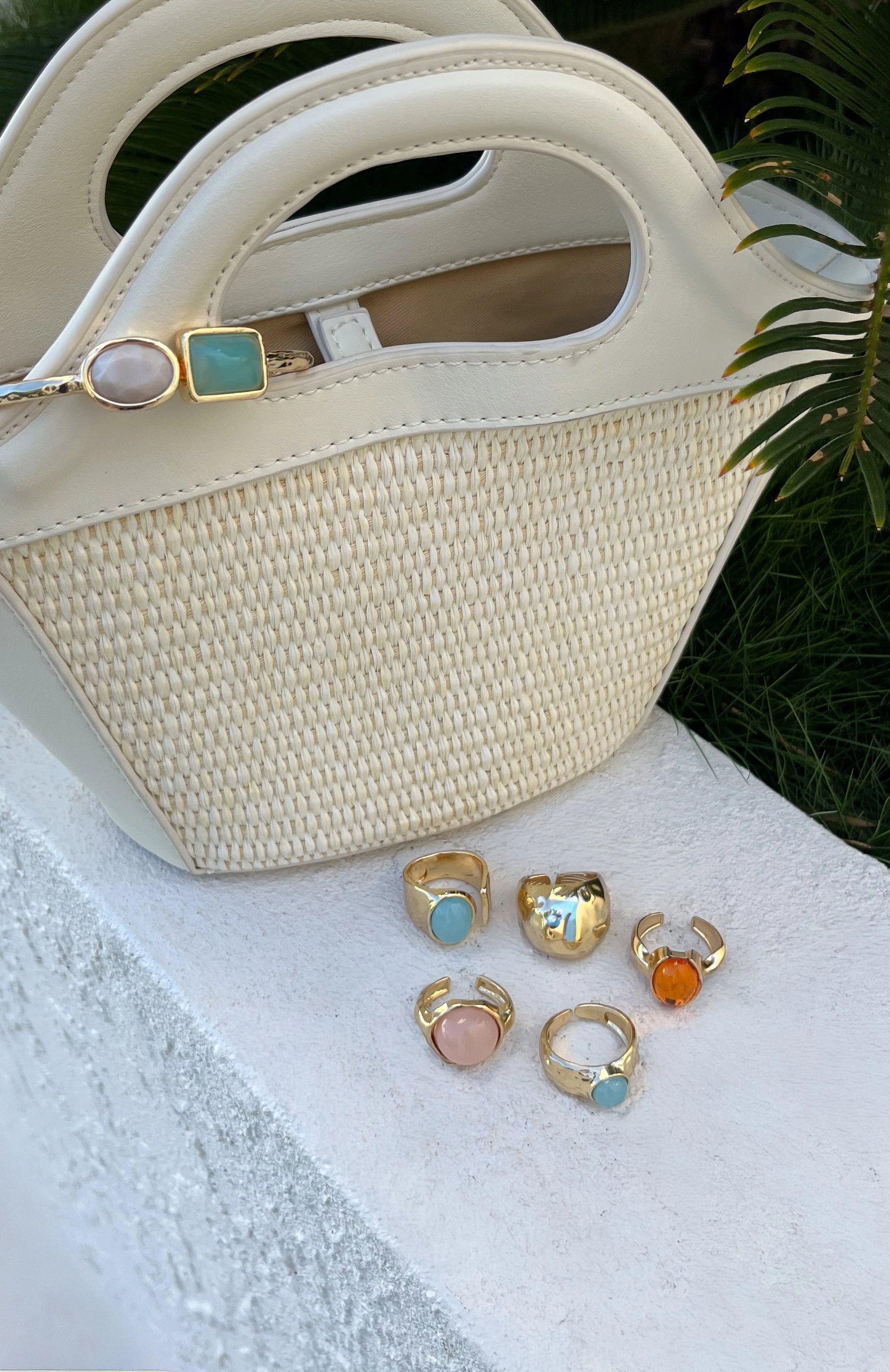Missy Jewelry Ramiyah Multi-Stone Stacking Rings