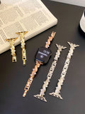Rattan Inlaid Apple Watch Strap [BOH6DTRO]