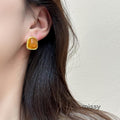 Raylene Geometric Pearl Earrings [80KG6QCQ]