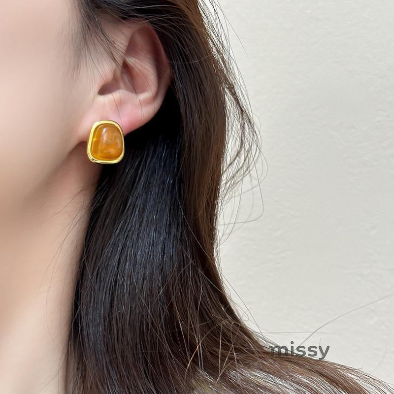 Raylene Geometric Pearl Earrings [80KG6QCQ]