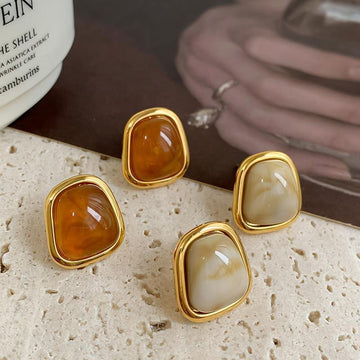 Raylene Geometric Pearl Earrings [SWZXXNZ3]