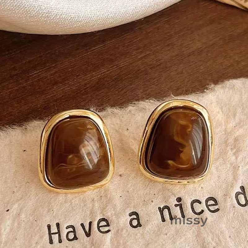 Raylene Geometric Pearl Earrings [LSS5726Z]