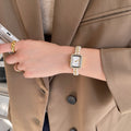 Rectangle Pearl Bracelet Watch [KDRXE1Z1]