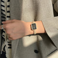 Rectangle Pearl Bracelet Watch [JZRPDOV7]