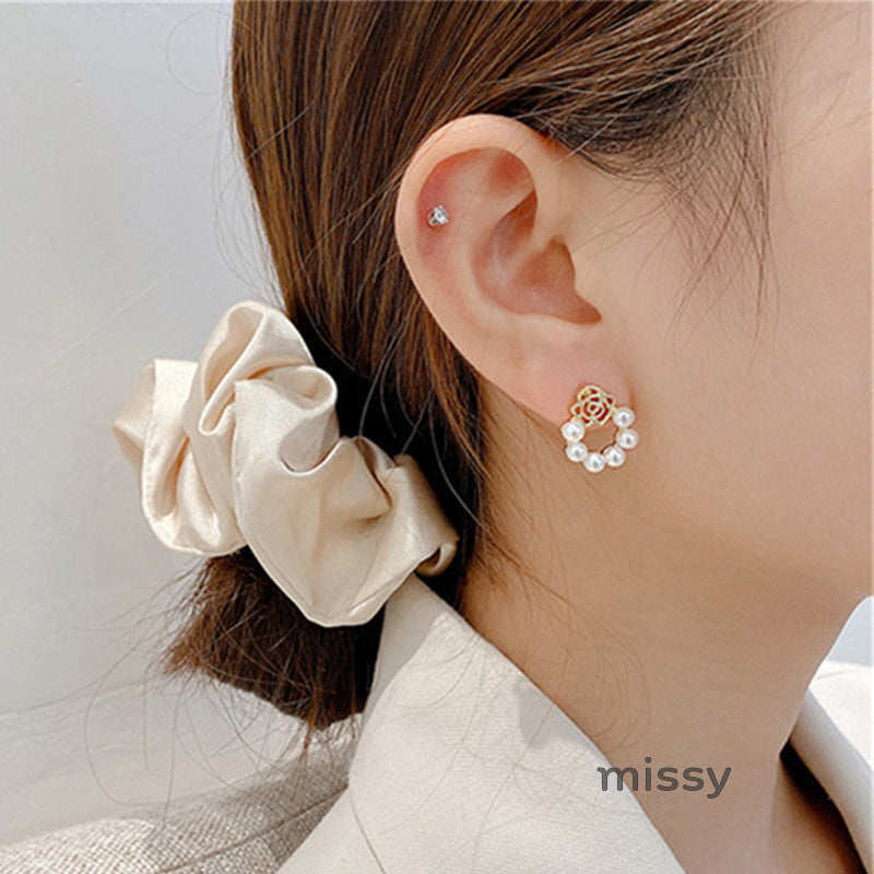 Reem Rose Pearl Stud Earrings [HVDQI0VL]