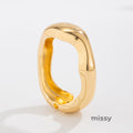 Reid Irregular Water Drop Cuff [ISNRGEOI]