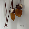 Remmi Abstract Resin Necklace [N69Q29OX]