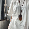 Remmi Abstract Resin Necklace [NWCLC6CV]