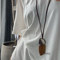 Remmi Abstract Resin Necklace [CIRIBW3T]