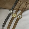 Retro Small Dial Bracelet Watch [0P8HYZ8N]