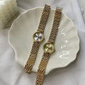 Retro Small Dial Bracelet Watch [TGU9PGUL]