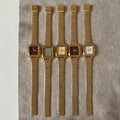 Retro Square Dial Metal Watch [WAD0A303]