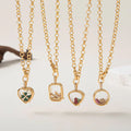 Rheya Floating Charm Locket Necklace [KQ365Z8X]