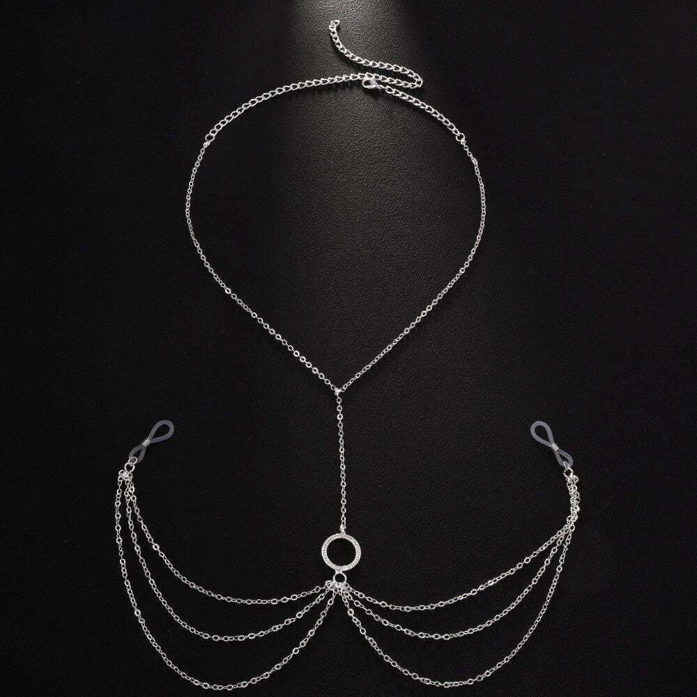 Rhinestone Body Chain [24T13SEE]