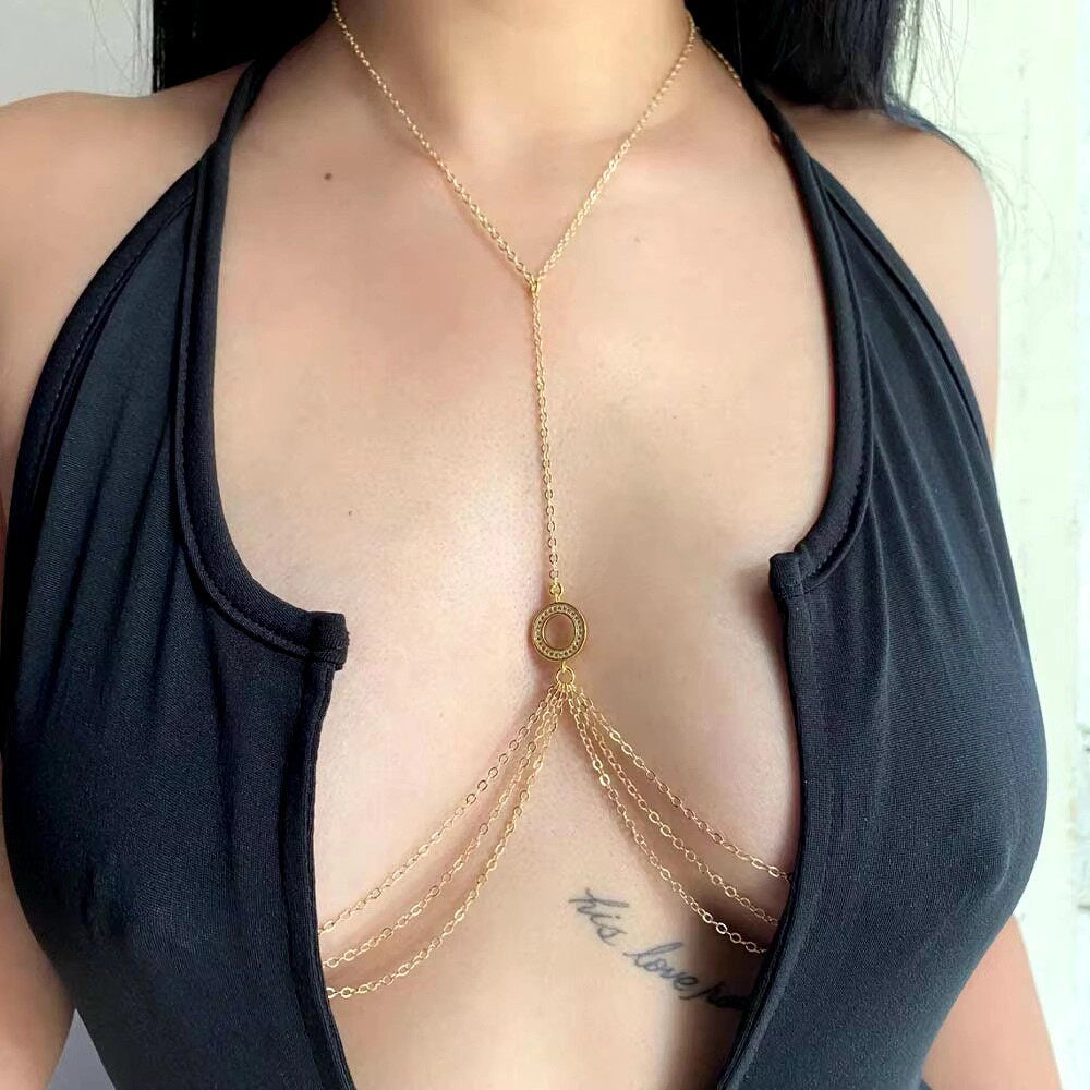 Rhinestone Body Chain [108BUYCL]