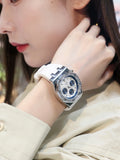Rhinestone Silicone Strap Watch [C7OFCN7H]