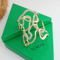 Rhinestone Vine Twisted Bangle Bracelet [NN01OP89]