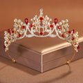 Rhinestone Water Drop Bridal Tiara [IWGWO9TP]