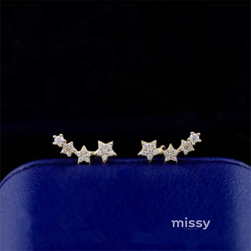 Ria Star Chain Earrings [JFUUFMP5]